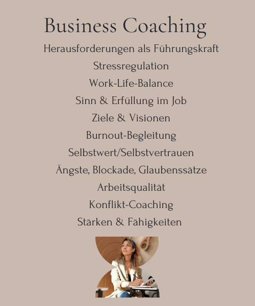 Business Coaching Themen Übersicht